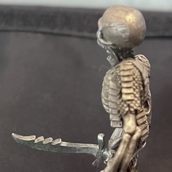 D&D Ral Partha Pewter 2.4 Skeleton Figure PP80 1988 - Picture 2 of 8